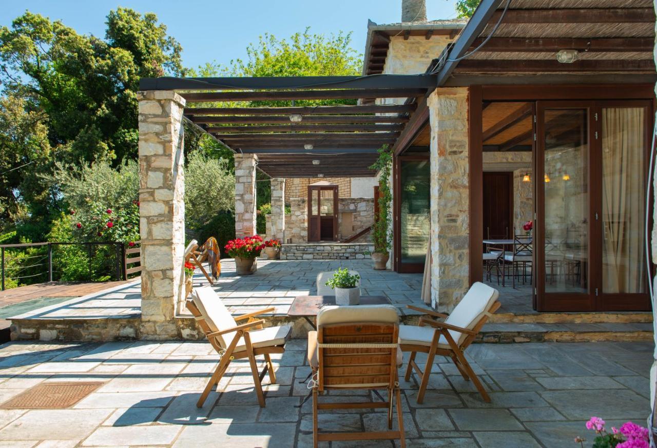 Pelion Bnb Luxury Homes Дамухари Экстерьер фото